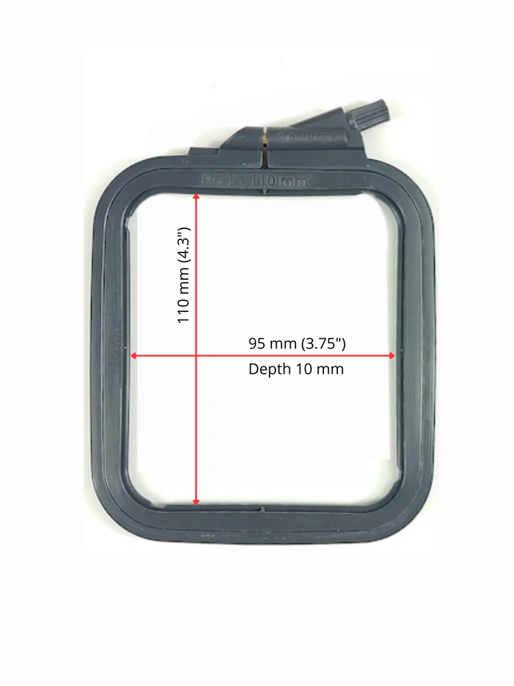 Nurge Pazarlama Nurge Kvadratiniai (Stačiakampiai) Plastikiniai Lankeliai 9.5*11 cm (pilki) 170-11GREY