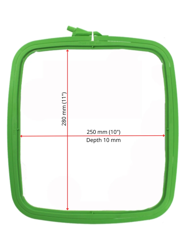 Nurge Pazarlama Nurge Kvadratinis (stačiakampis) plastikinis lankelis 25x28 cm (žalias) 170-14GREEN