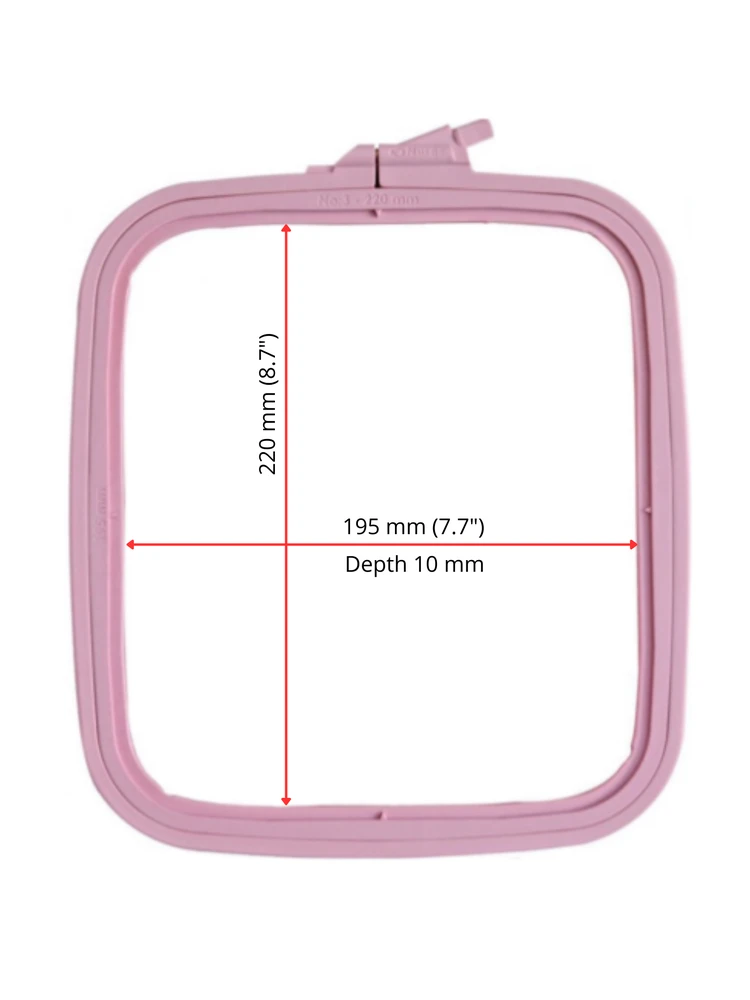 Nurge Pazarlama Nurge Kvadrātveida (Taisnstūra) Plastmasas Stīpas 19,5*22 cm (rozā) 170-13PI
