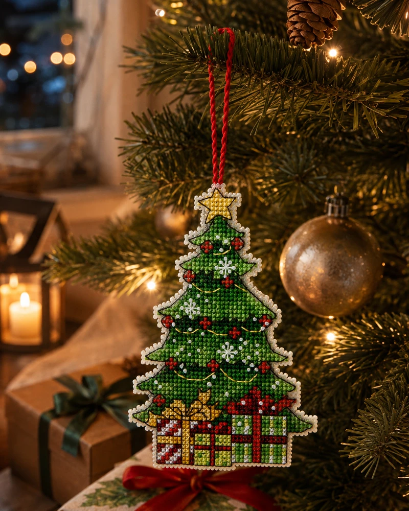 DIMENSIONS Simplicity Creative Corp Medžio ornamentas D70-08898
