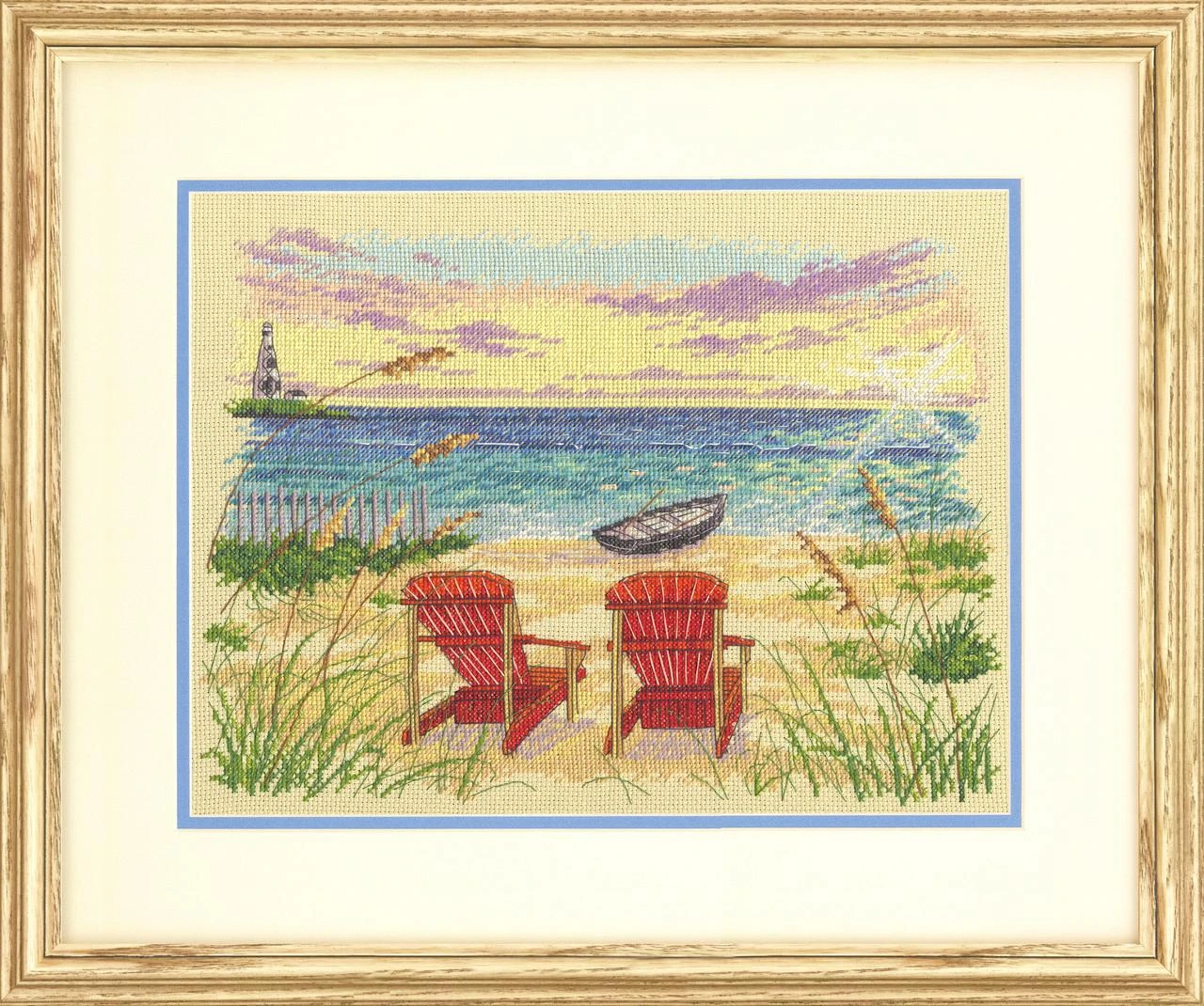 DIMENSIONS Simplicity Creative Corp Kryželiu siuvinėjimo rinkinys Outer Banks 33x25,4 cm D70-35412
