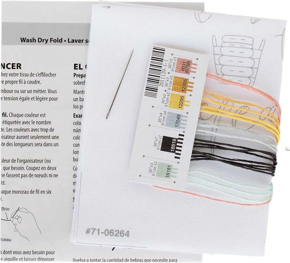 Dimensions Simplicity Creative Corp Siuvinėjimo kryželiu rinkinys Wash Dry Fold D71-06264