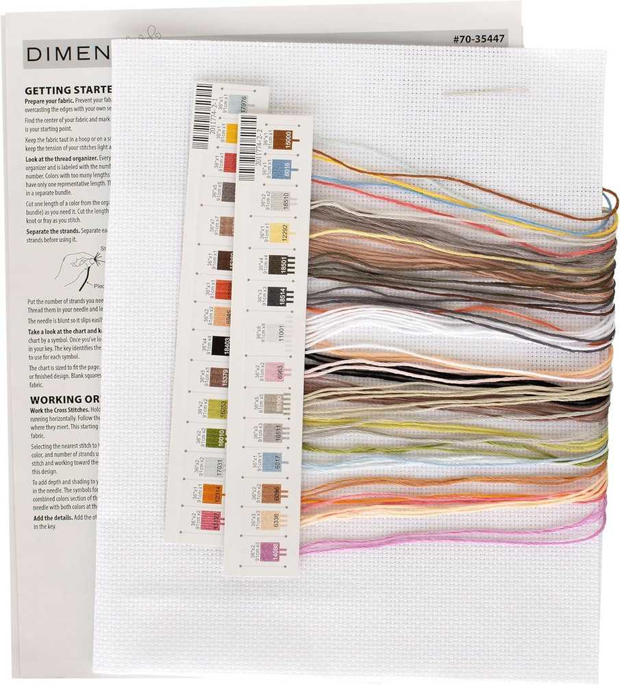 Dimensions Simplicity Creative Corp Kryželiu siuvinėjimo rinkinys Šakutės ir plunksnos D70-35447