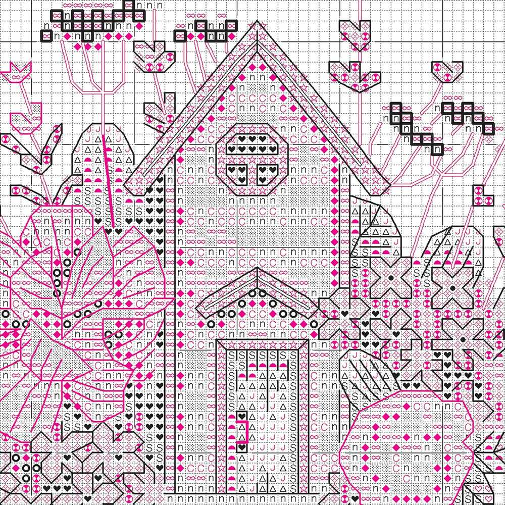 Dimensions Simplicity Creative Corp Kryželiu siuvinėjimo rinkinys Teacup House D70-65232