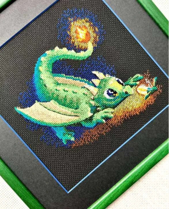 Riolis Kryželių siuvinėjimo rinkinys "Naughty Sparkles" 20x20 SR2160