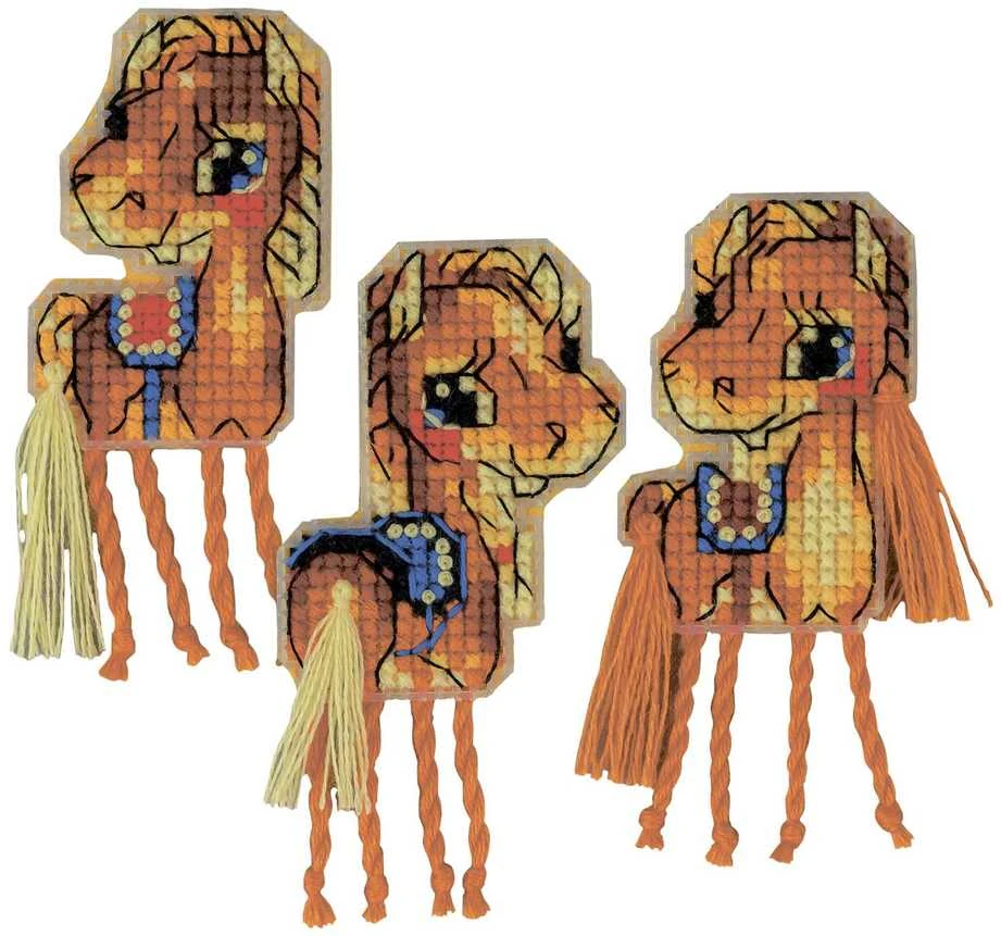 Riolis Kryželiu siuvinėjimo rinkinys "Magnetai Horses" 5x10 cm SR2294AC