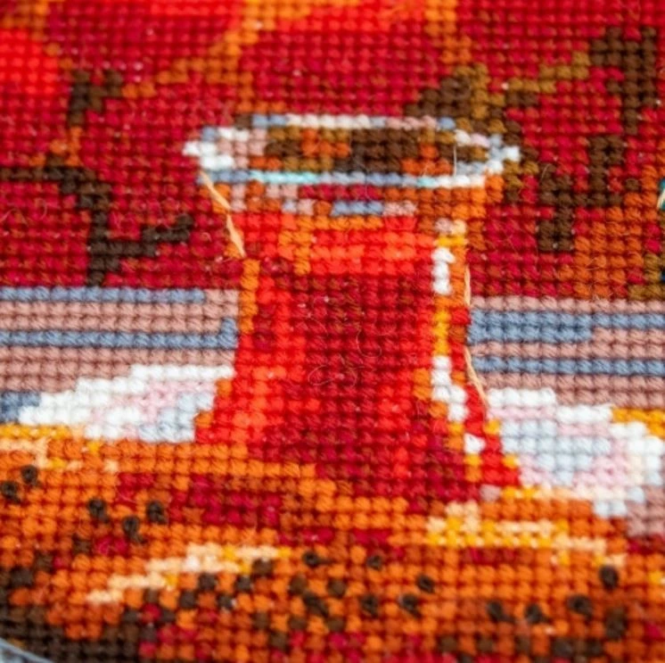 Riolis Kryželiu siuvinėjimo rinkinys "Stambulo katės" 40x30 cm SR2342
