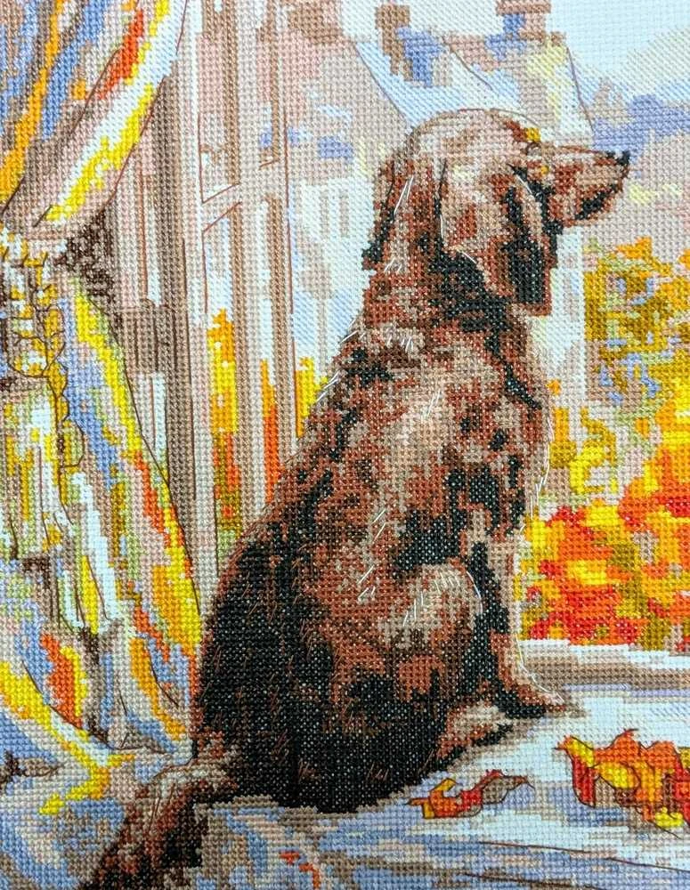 Riolis Ristin-kryžiaus rinkinys "Einame pasivaikščioti!" 18x24 SR2256