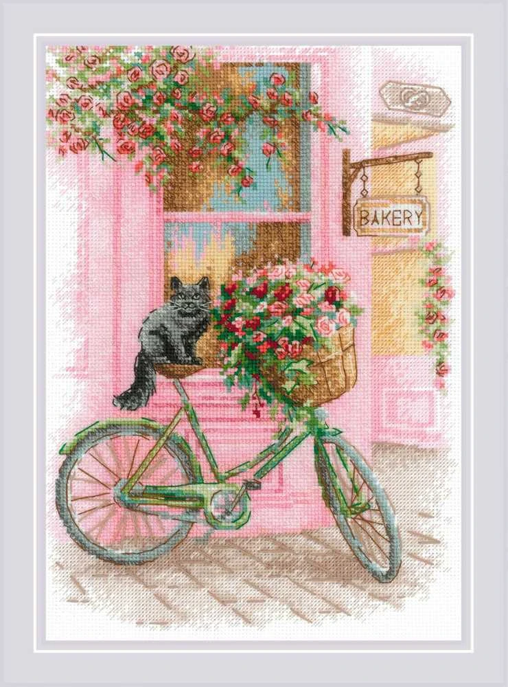 Riolis Kryželiu siuvinėjimo rinkinys Blooming Trip 21x30 SR2246