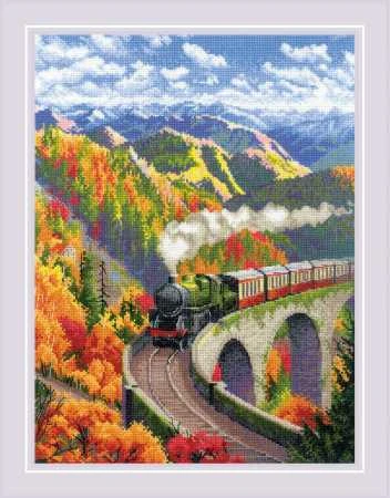 Riolis Siuvinėjimo rinkinys "Rudens ekspresas" 30x40 SR2211