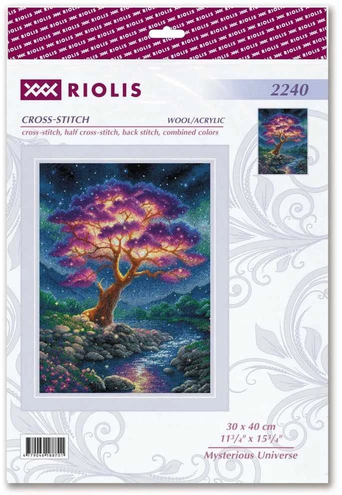 Riolis Kryželiu siuvinėjimo rinkinys „Paslaptinga visata“ 30x40 SR2240