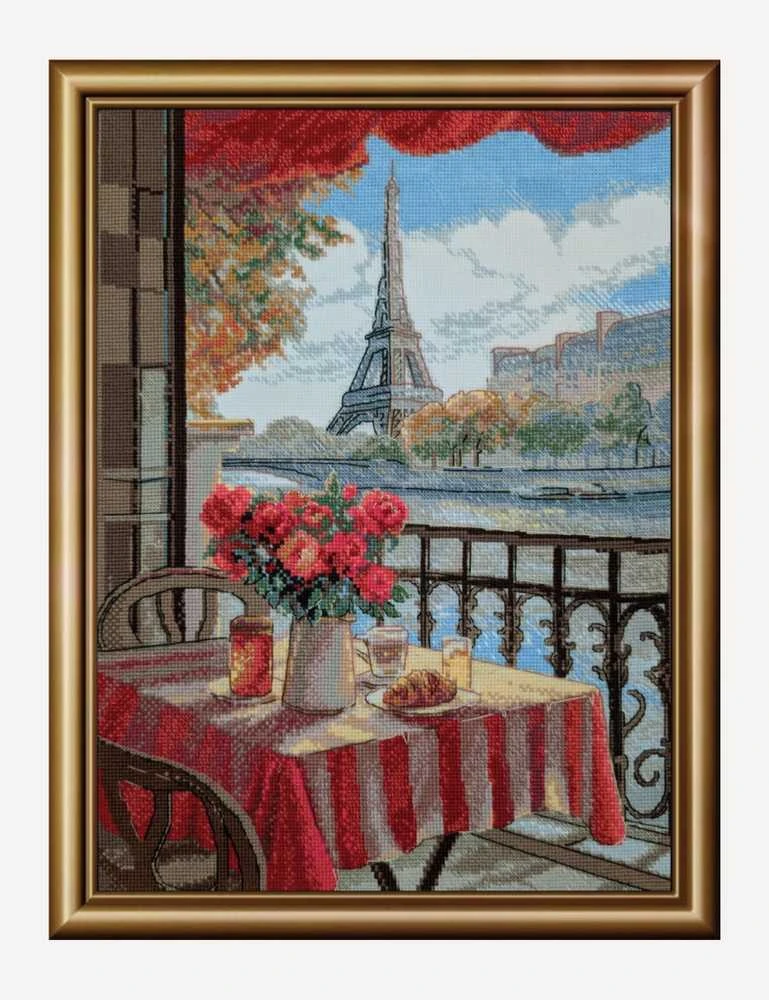 Riolis Kryželio siuvinėjimo rinkinys - Aine kolekcija "Sunny Paris" 30x40 cm SRA1013