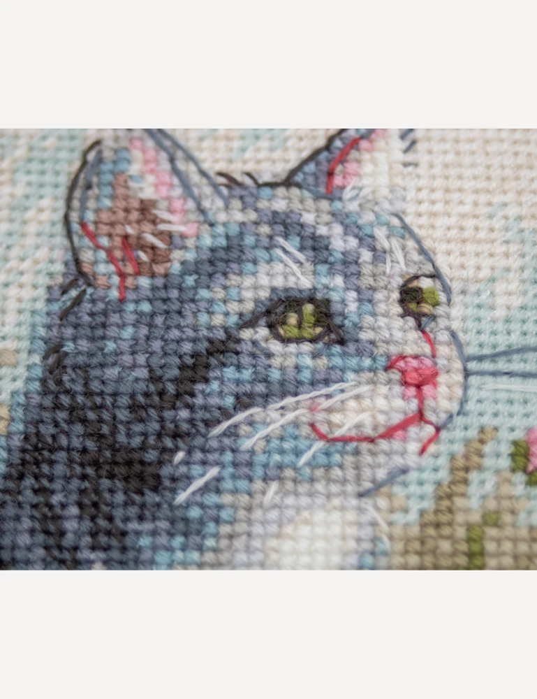Riolis Siuvinėjimo rinkinys "Sodo ūsuočiai" 20x20 SRA1041