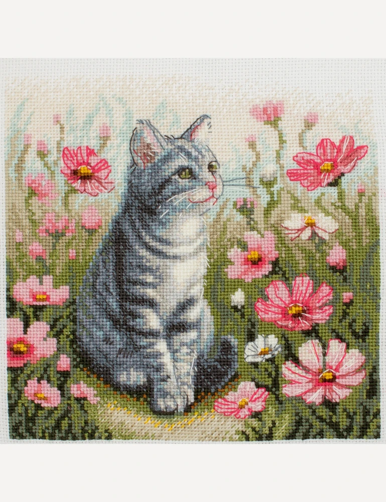 Riolis Siuvinėjimo rinkinys "Sodo ūsuočiai" 20x20 SRA1041