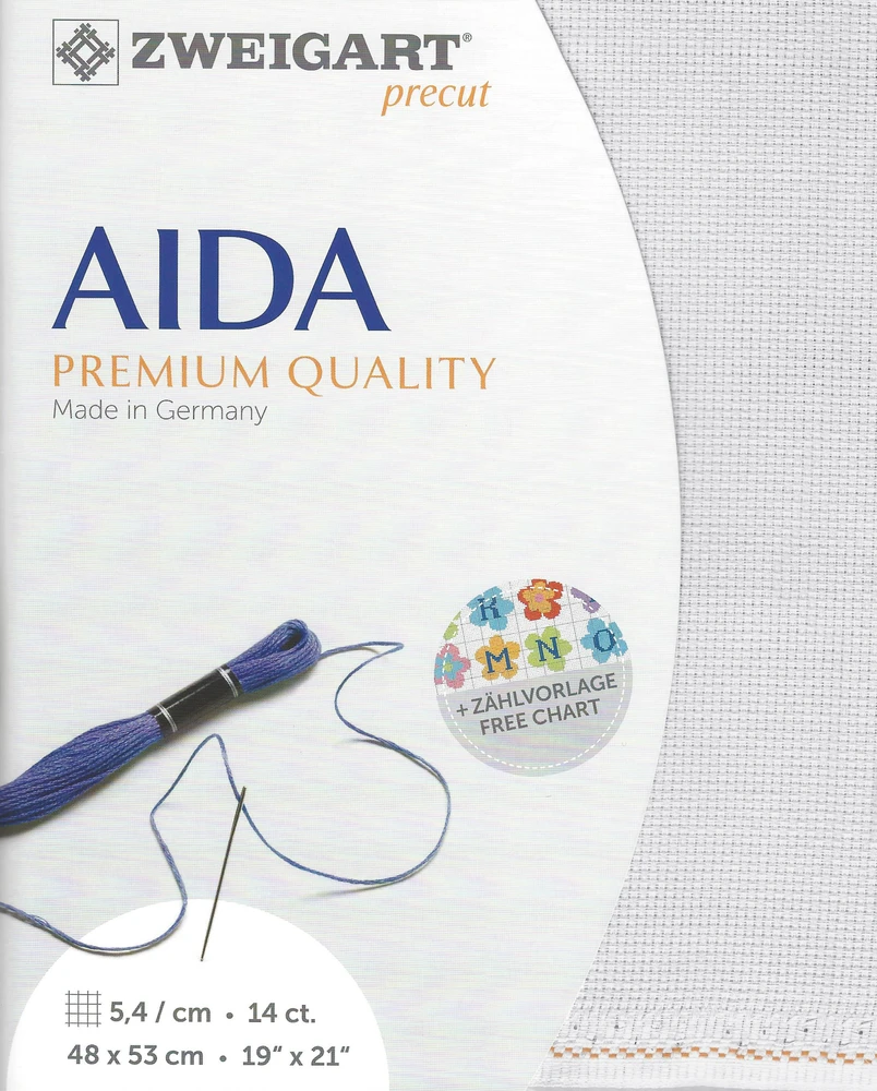 Zweigart Sawitzki Stern-Aida iš anksto supjaustytas 48x53 cm 370670114853