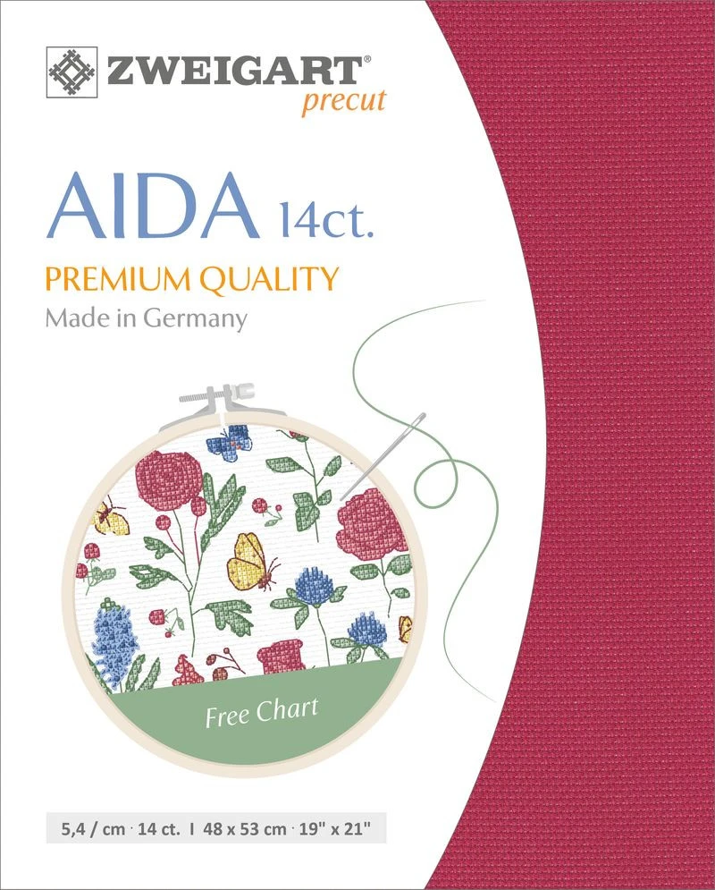 Zweigart Sawitzki Precut Stern-Aida 48x53 cm 370690204853