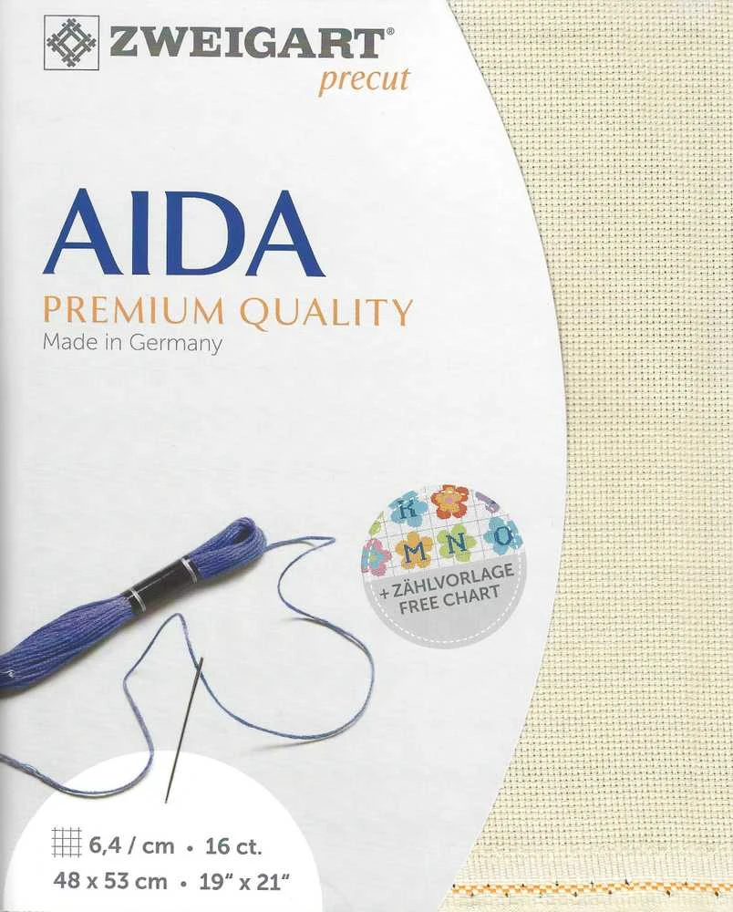 Zweigart Drobe Zweigart Sawitzki Iš anksto supjaustytas Aida 48x53 cm 32517704853