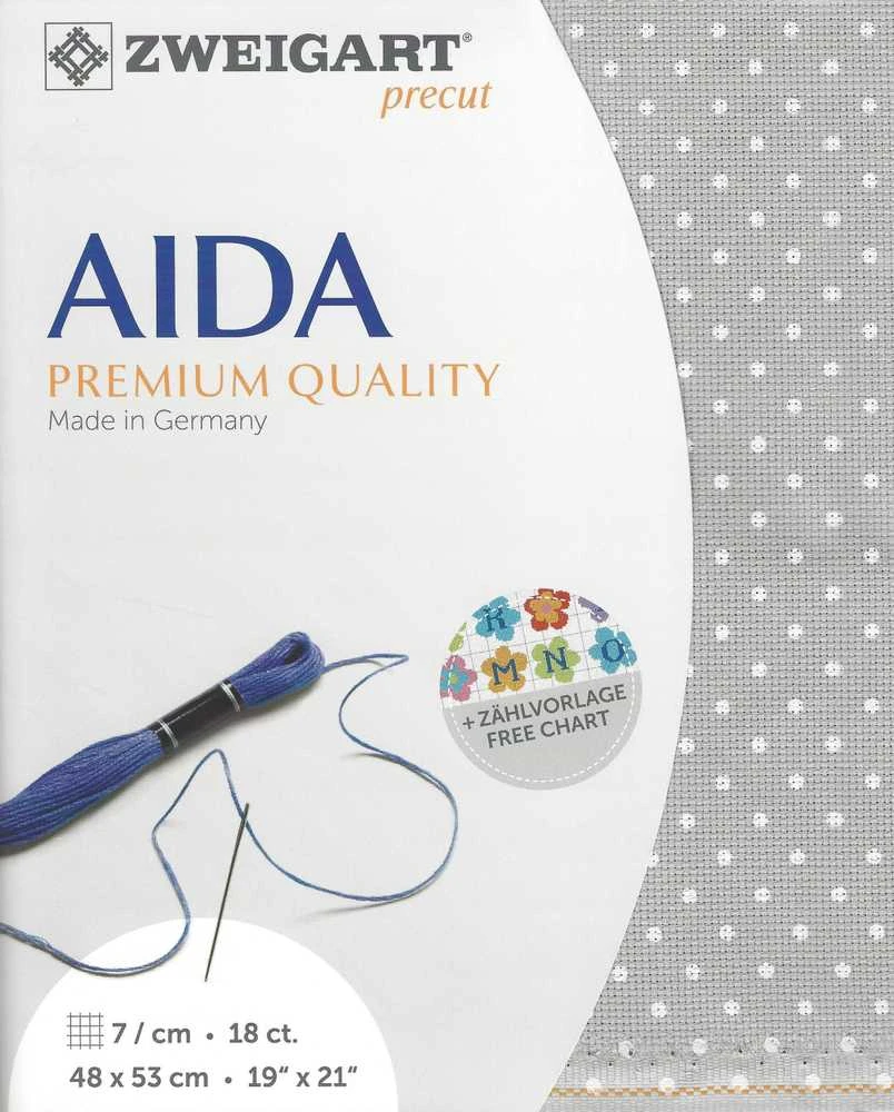 Zweigart Drobe Zweigart Sawitzki Precut Fein-Aida 48x53 cm 379373494853