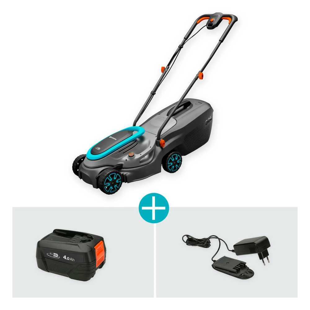 Gardena Akumuliatorinė vejapjovė PowerMax 32/18V P4A rinkinys
