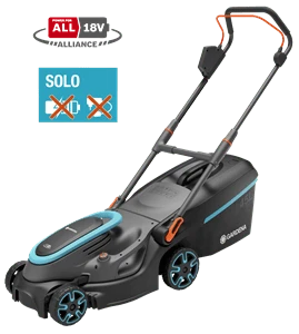Gardena Akumuliatorinė vejapjovė PowerMax 37/36V P4A solo (be akumuliatoriaus ir įkroviklio)
