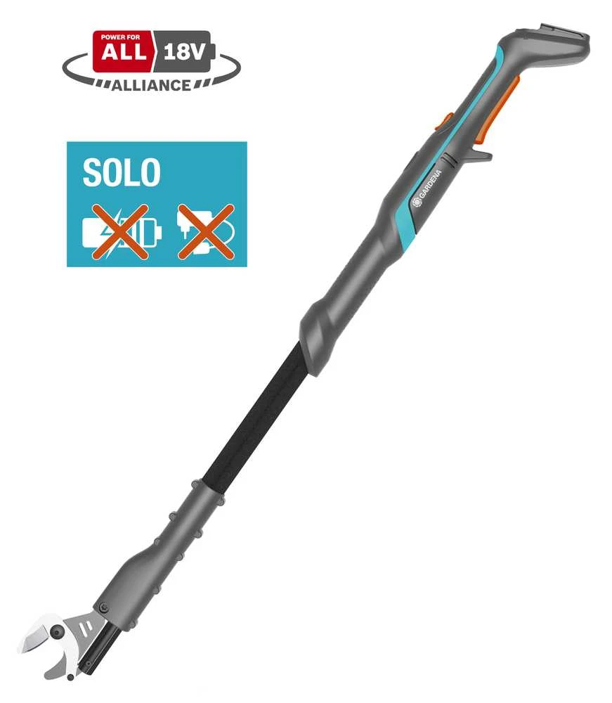 Gardena Akumuliatorinės genėjimo žirklės EasyCut 110/18V P4A solo (be akumuliatoriaus ir pakrovėjo)