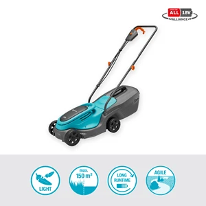 Gardena Akumuliatorinės vejapjovės PowerMax 30/18V P4A rinkinys