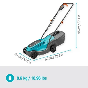 Gardena Akumuliatorinės vejapjovės PowerMax 30/18V P4A rinkinys