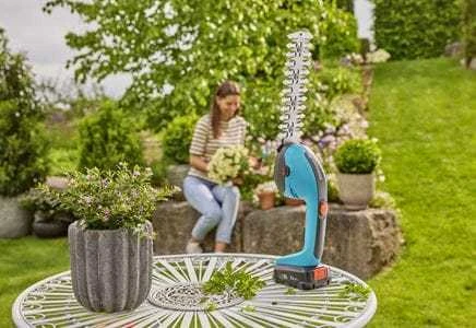 Gardena akumuliatorinės žolės / krūmų žirklės maitinimo jungiklis