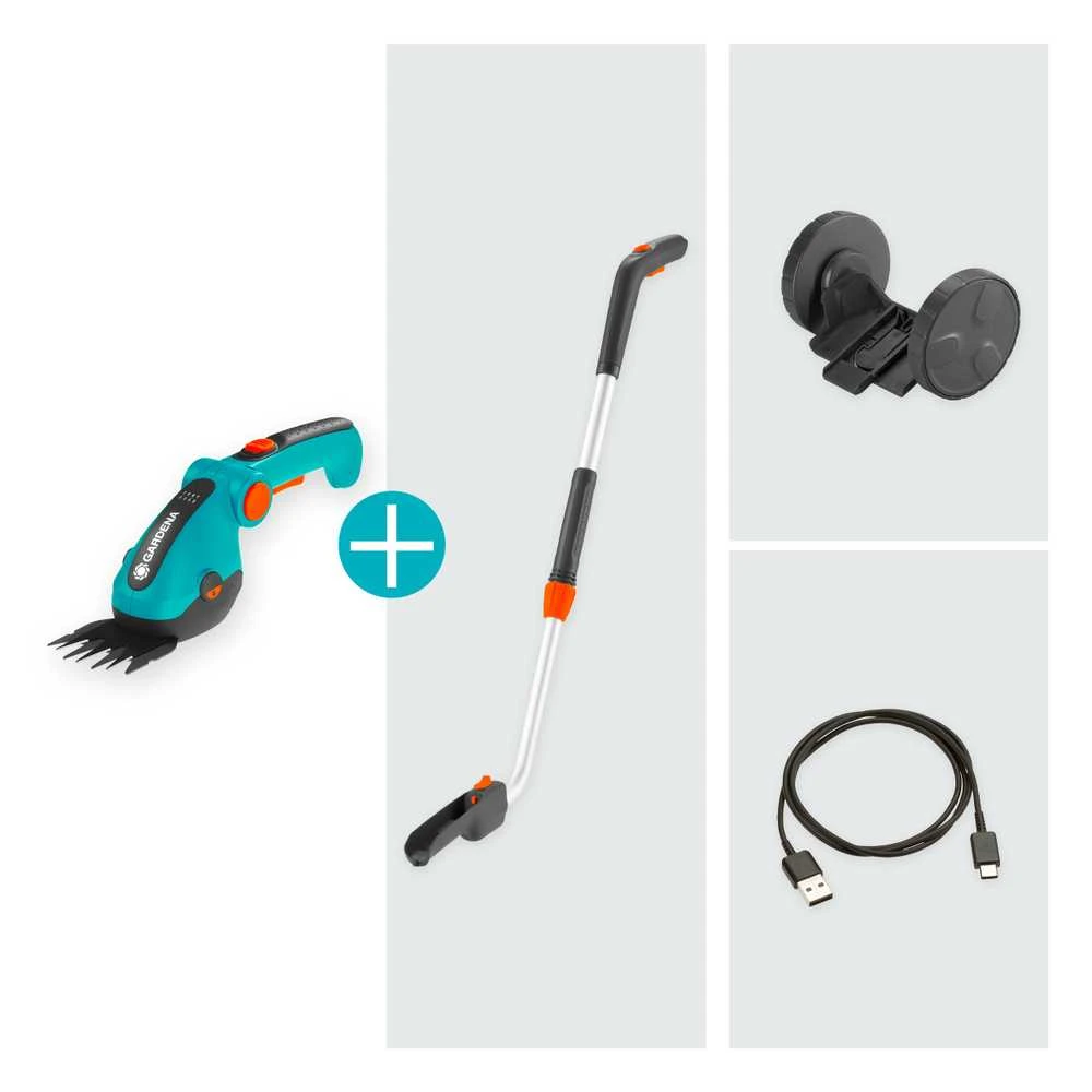 Akumuliatorinių žolės žirklių Gardena ComfortCut Li rinkinys, 9889-20 (Atnaujinta)