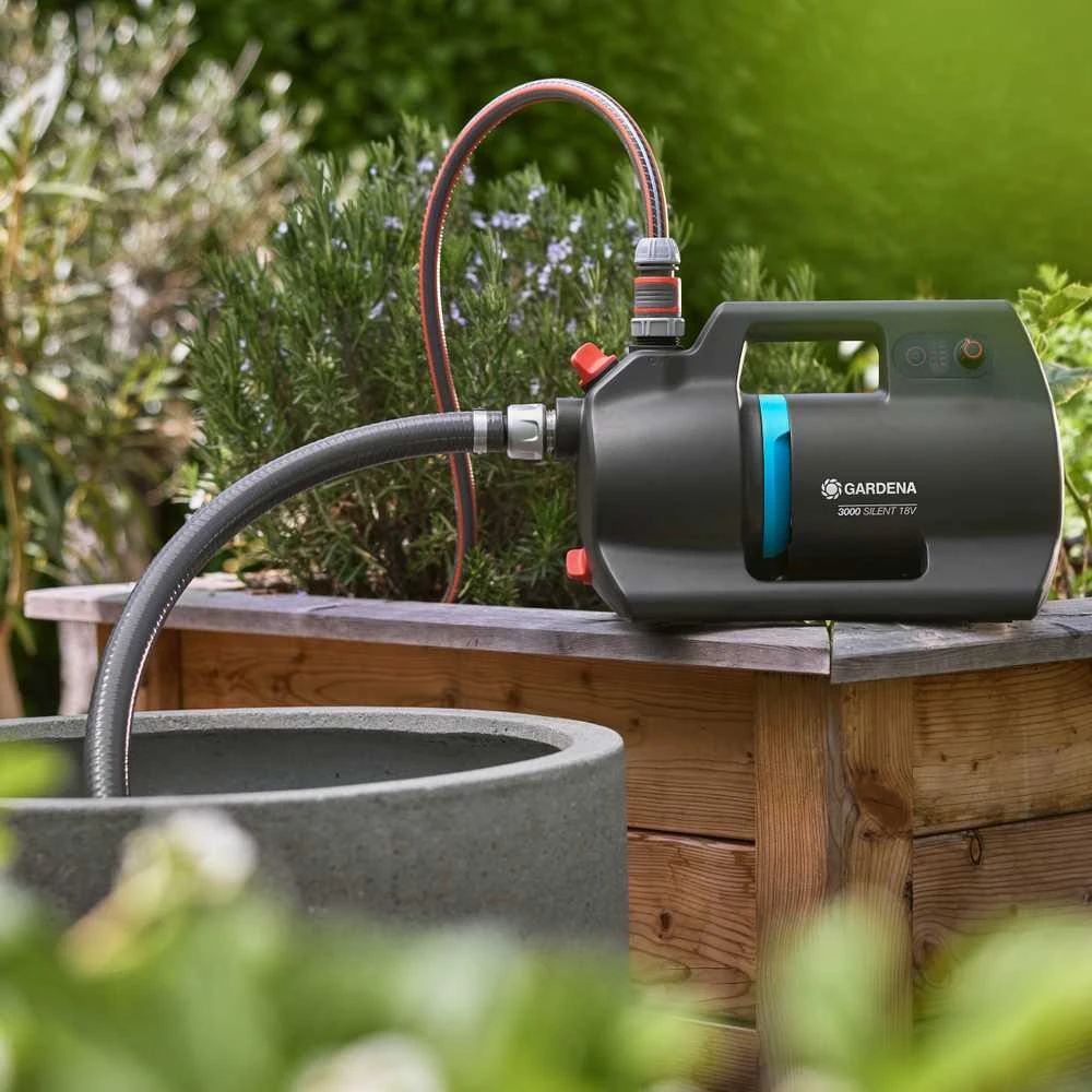 Gardena Akumuliatorinis sodo siurblio 3000 18V P4A rinkinys