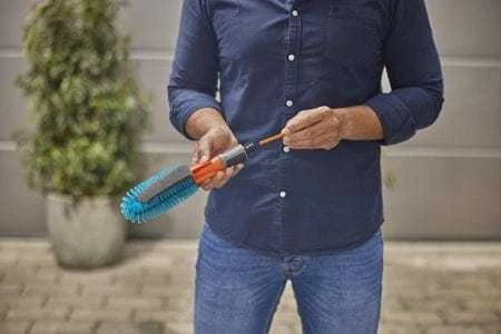 Gardena "Cleansystem" dviračio plovimo rinkinys su dviračio šepečiu, žarna ir plovimo šampūno lazdelėmis