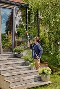 Gardena "Cleansystem" plovimo šepetys "Soft Flex" didesniems, pažeidžiamiems paviršiams