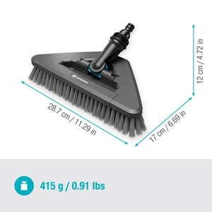 Gardena "Cleansystem" plovimo šepetys "Soft Flex" didesniems, pažeidžiamiems paviršiams