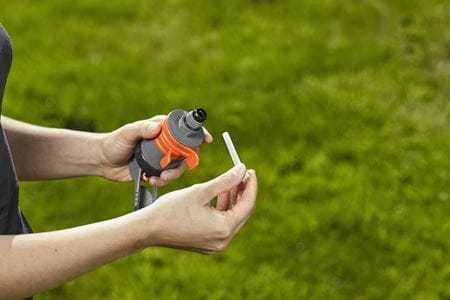 Gardena Comfort Turbo-Drive purkštuvas su smaigu