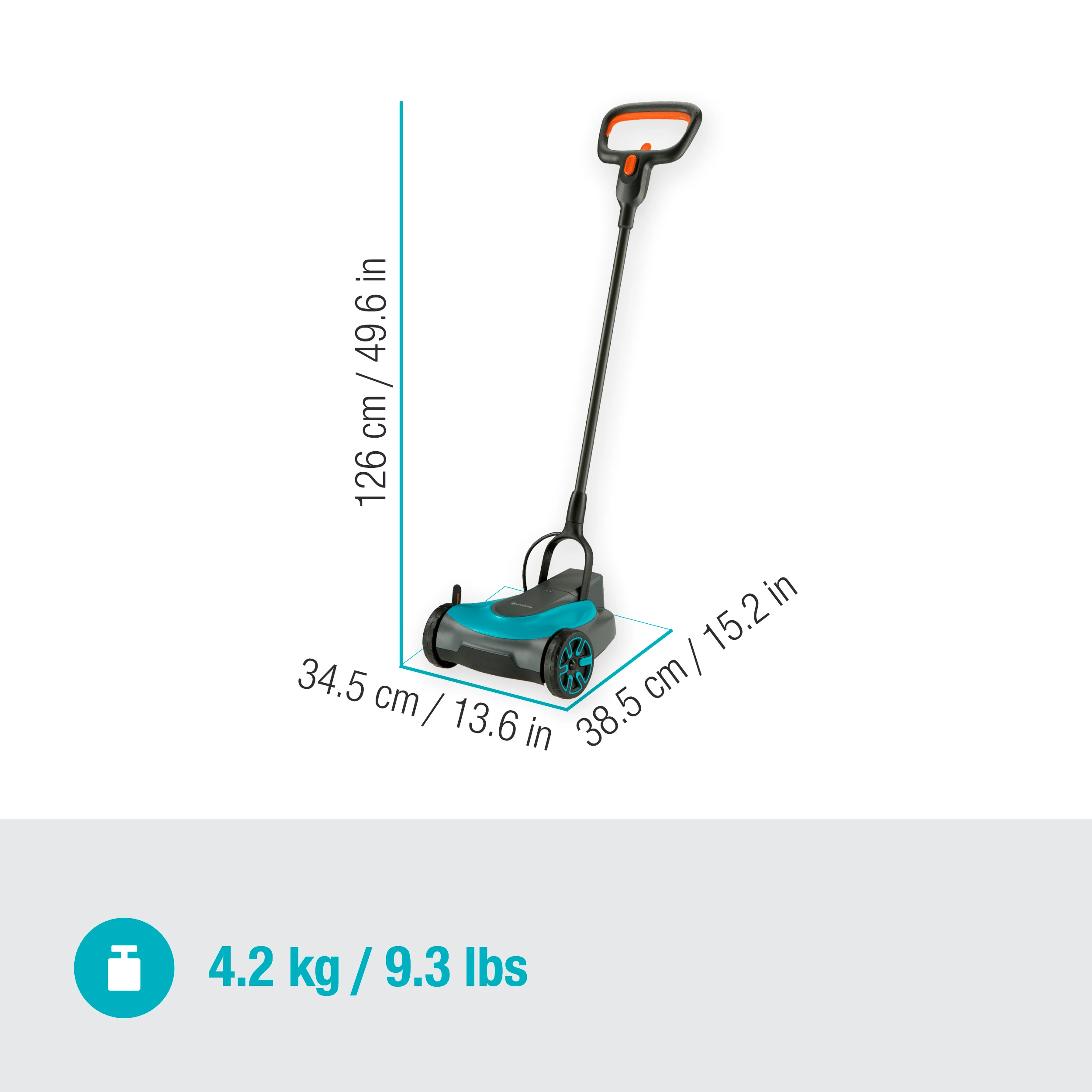 Gardena Akumuliatorinė vejapjovė "HandyMower 22/18V P4A" - be akumuliatoriaus