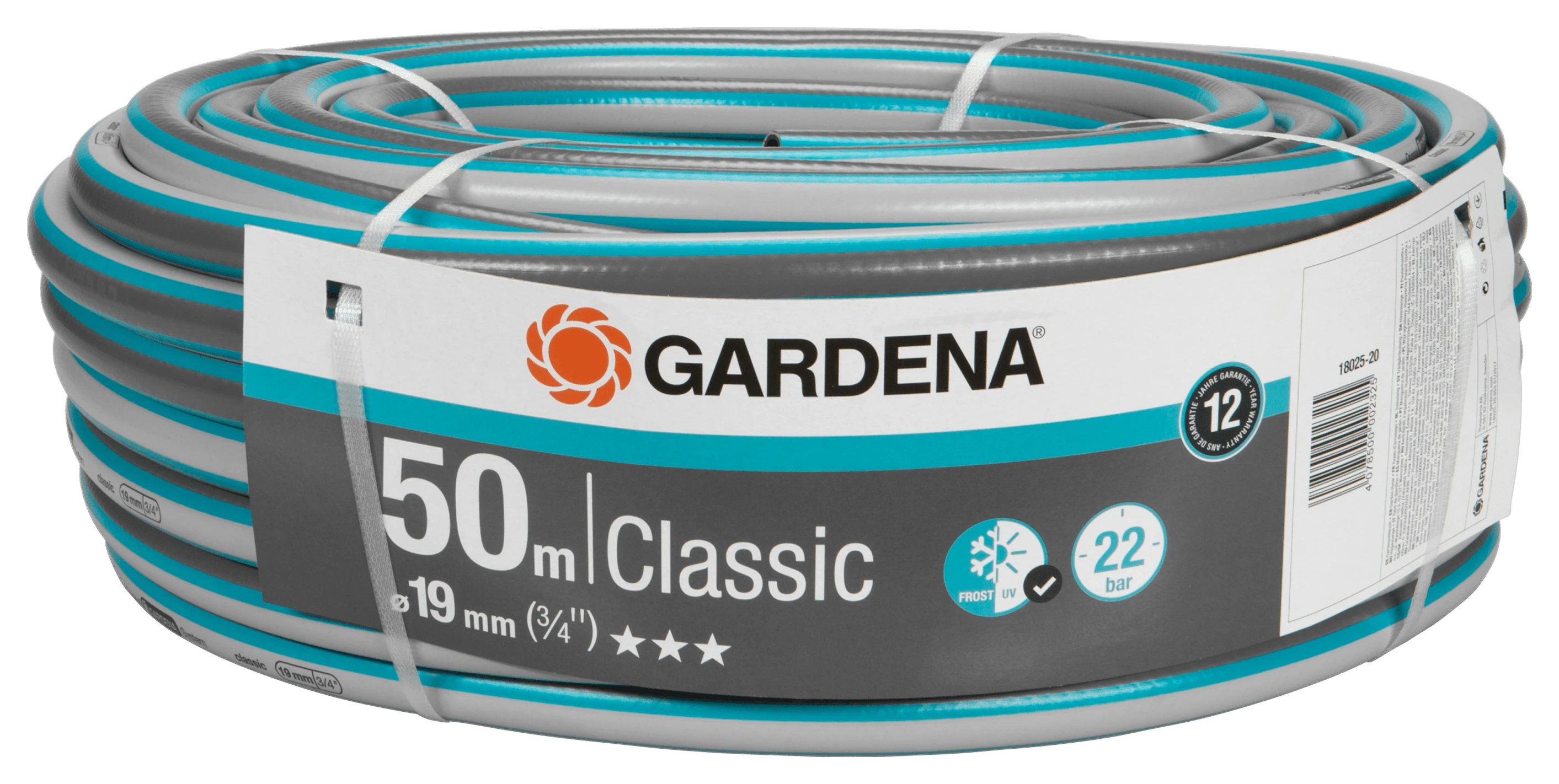 Gardena "Classic" laistymo žarna 19 mm (3/4"), 50m