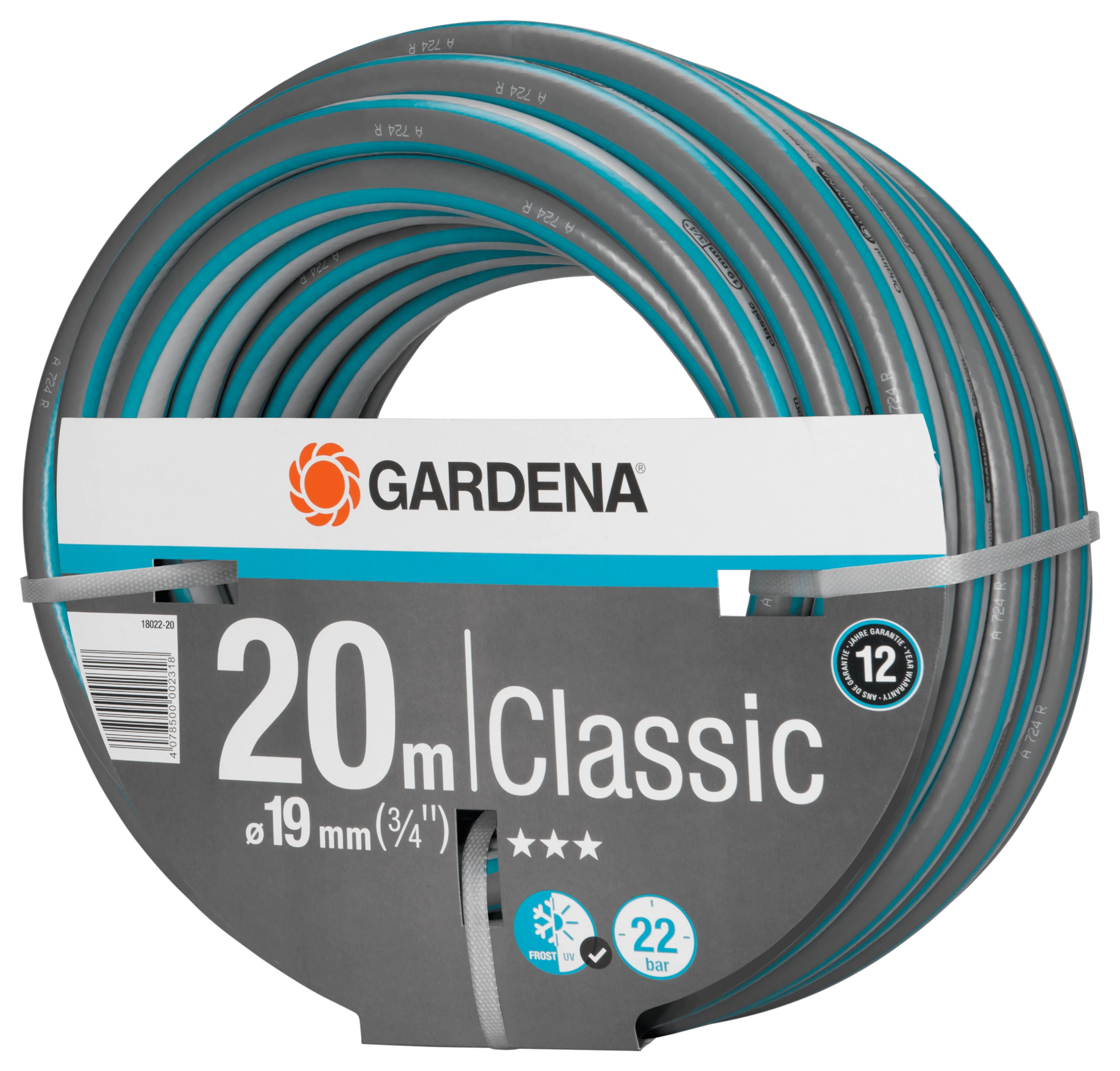 Gardena "Classic" žarna 19 mm (3/4 col.) 20m