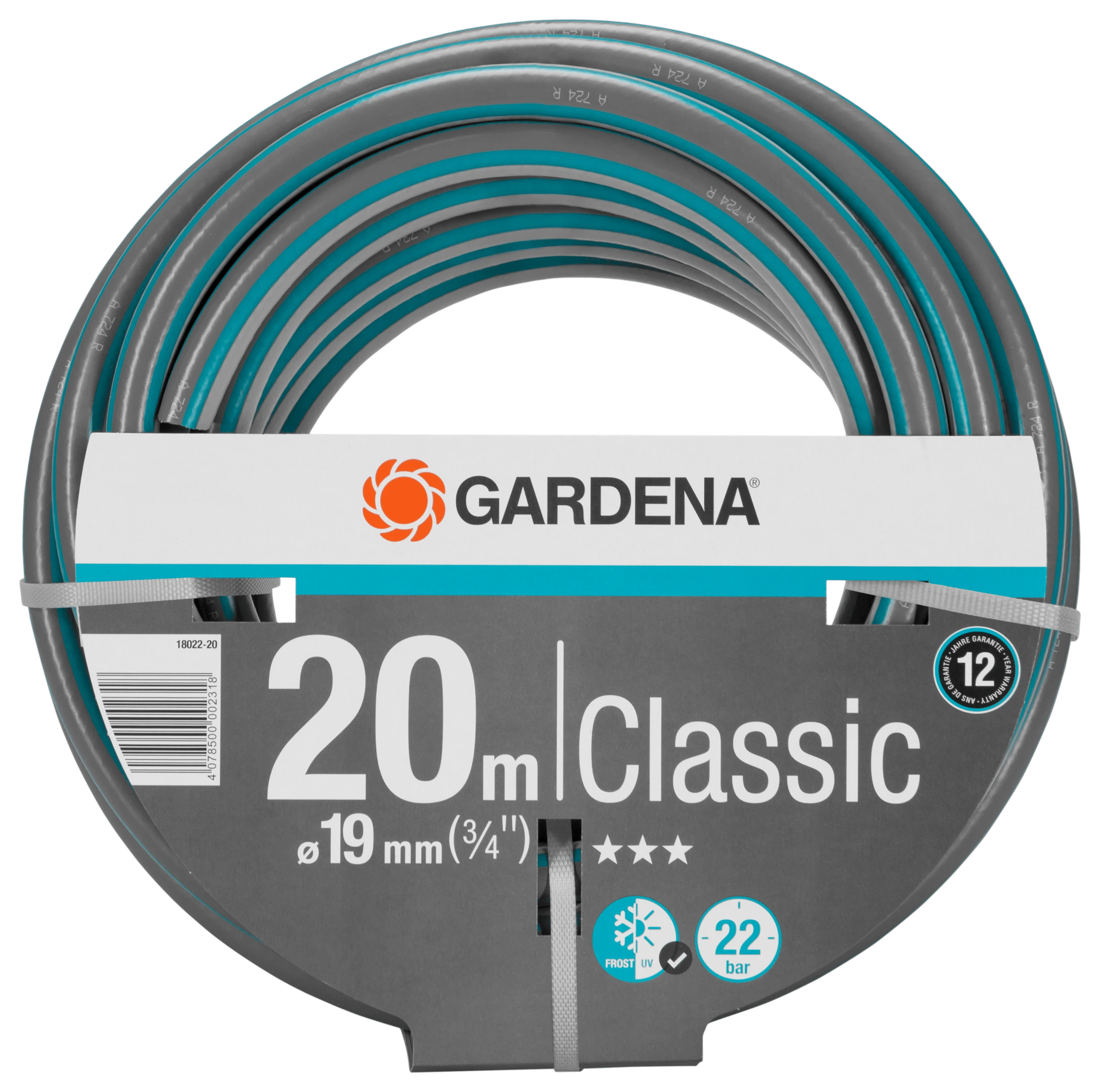 Gardena "Classic" žarna 19 mm (3/4 col.) 20m