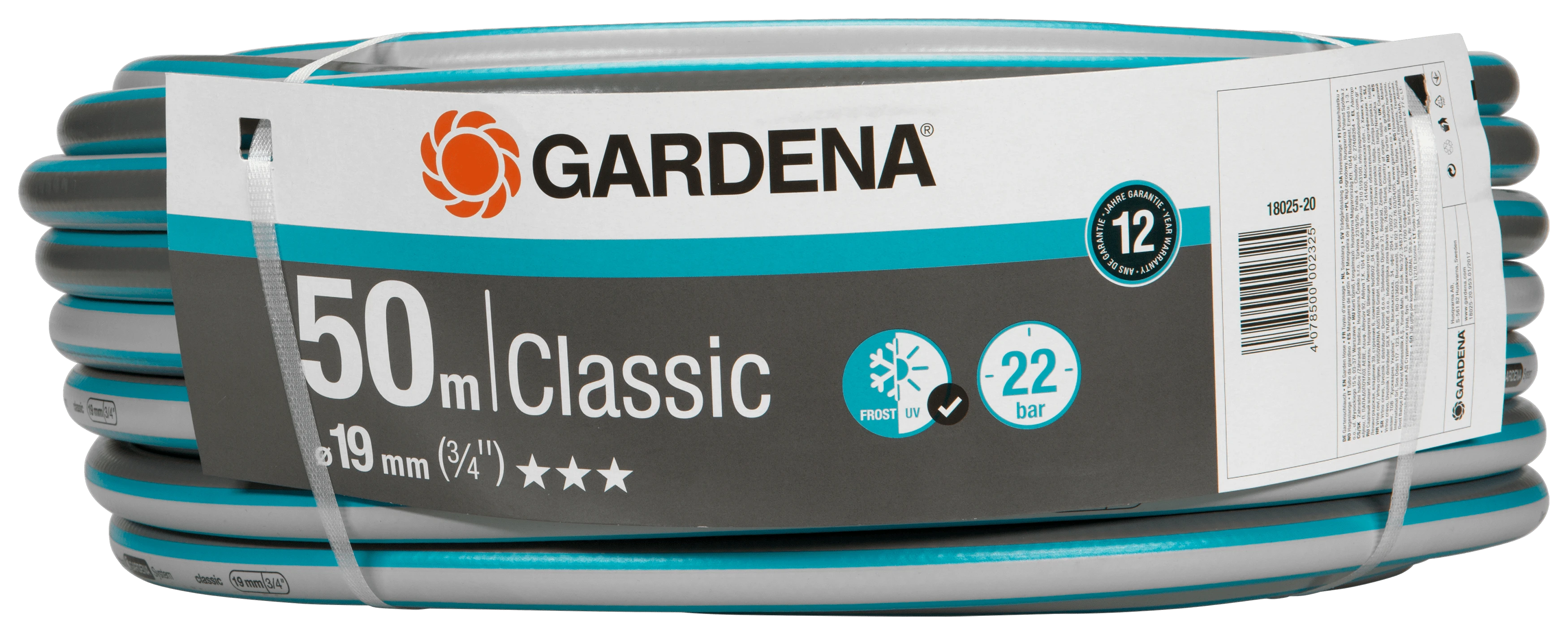 Gardena "Classic" laistymo žarna 19 mm (3/4"), 50m