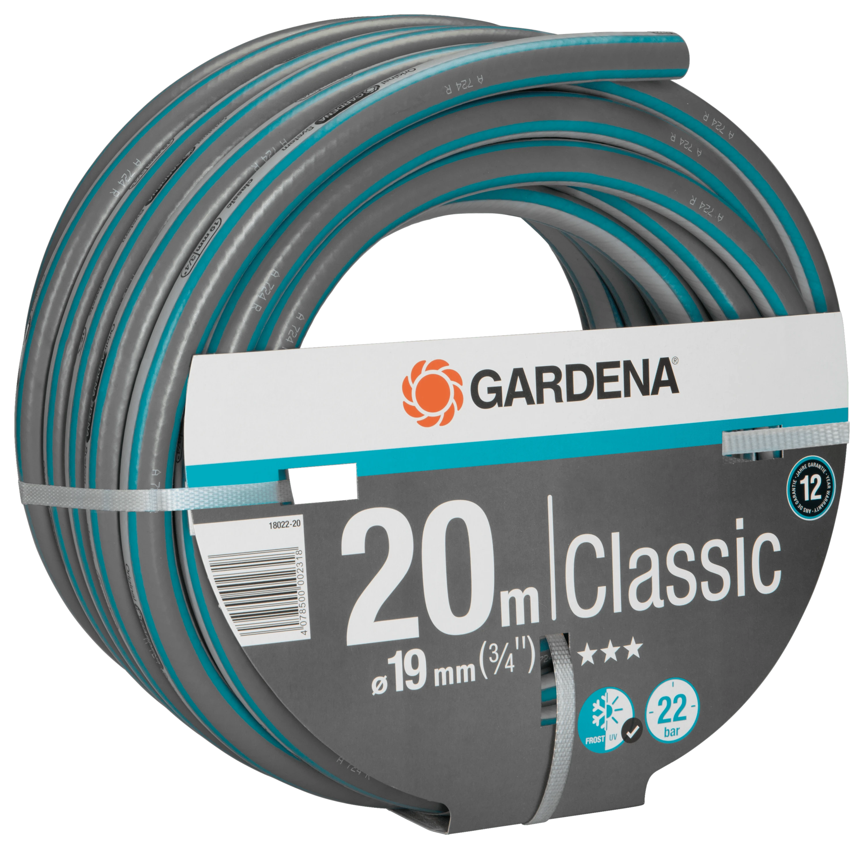 Gardena "Classic" žarna 19 mm (3/4 col.) 20m