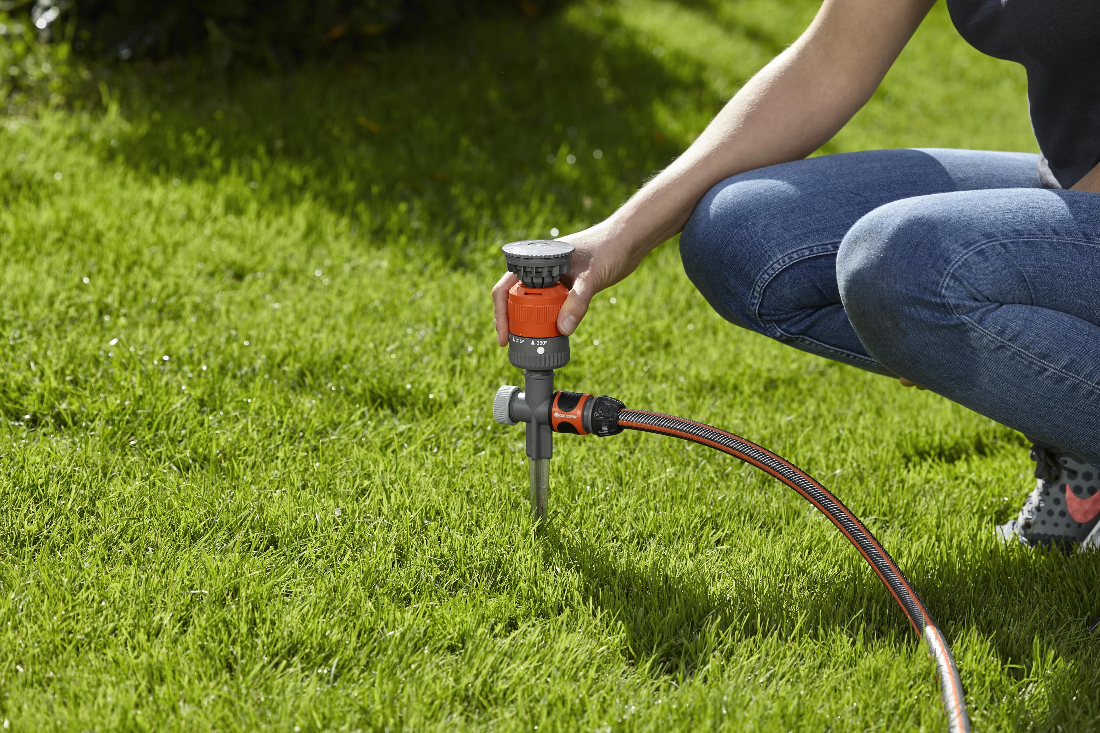 Gardena "Comfort" apskritiminis laistymo purkštuvas "Vario"