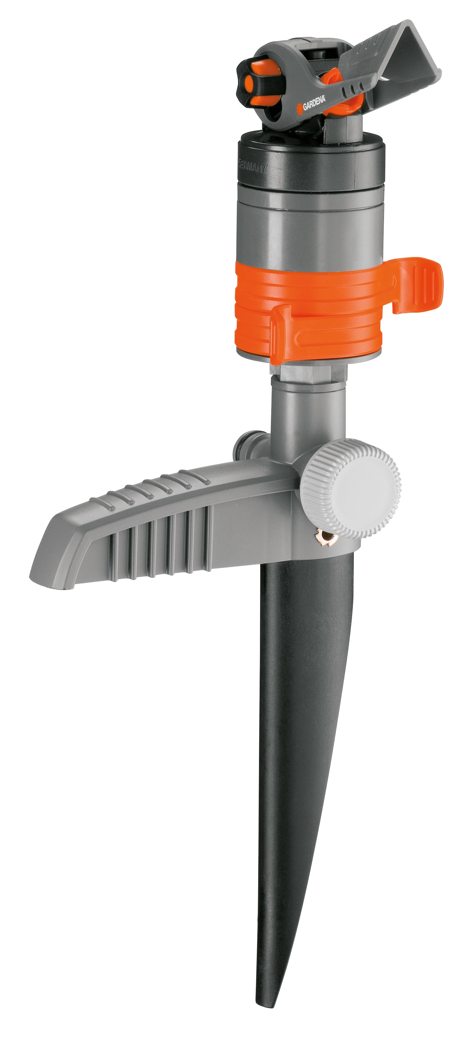Gardena Comfort Turbo-Drive purkštuvas su smaigu