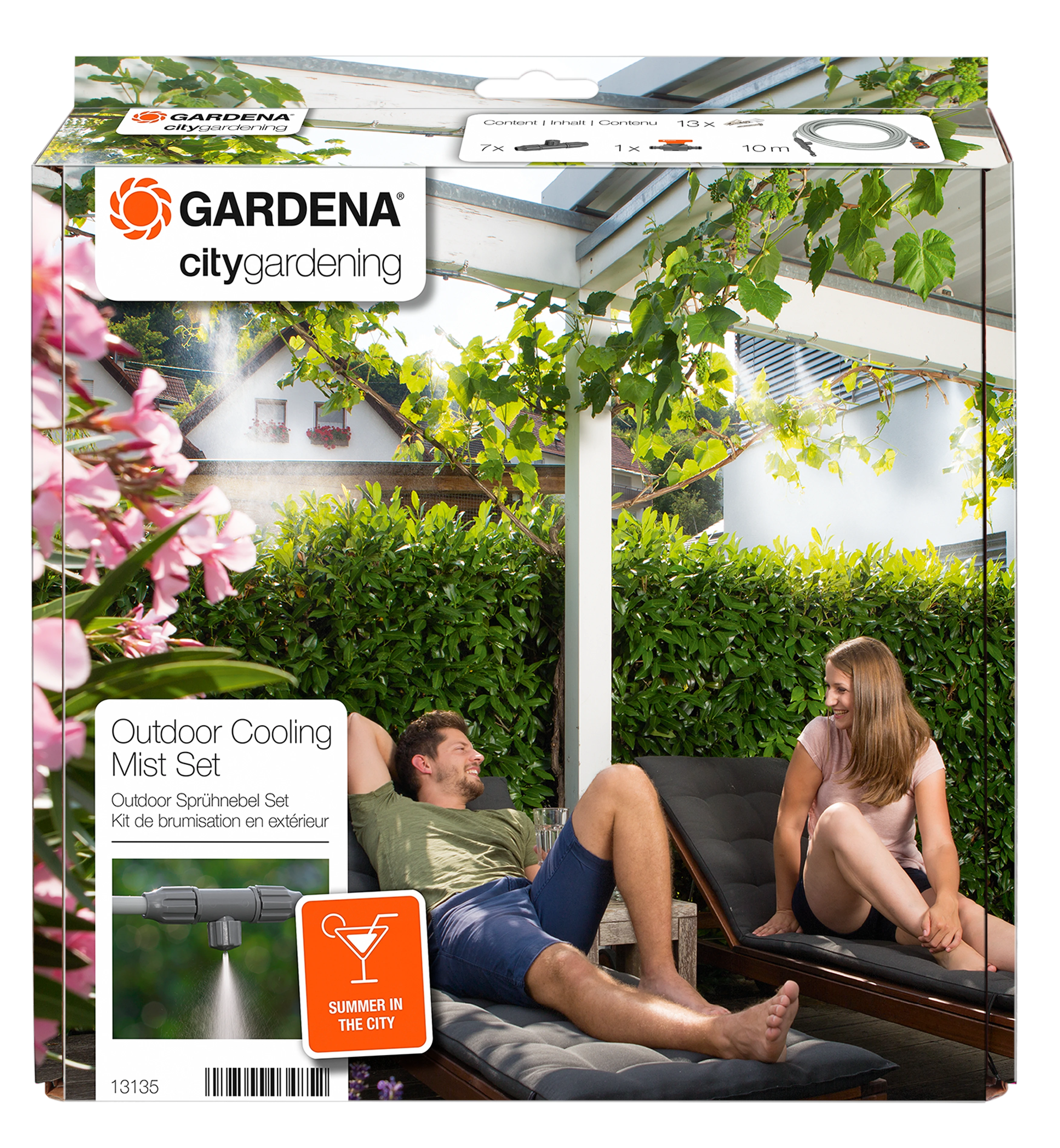 GARDENA lauko rinkinys „vėsinanti dulksna“