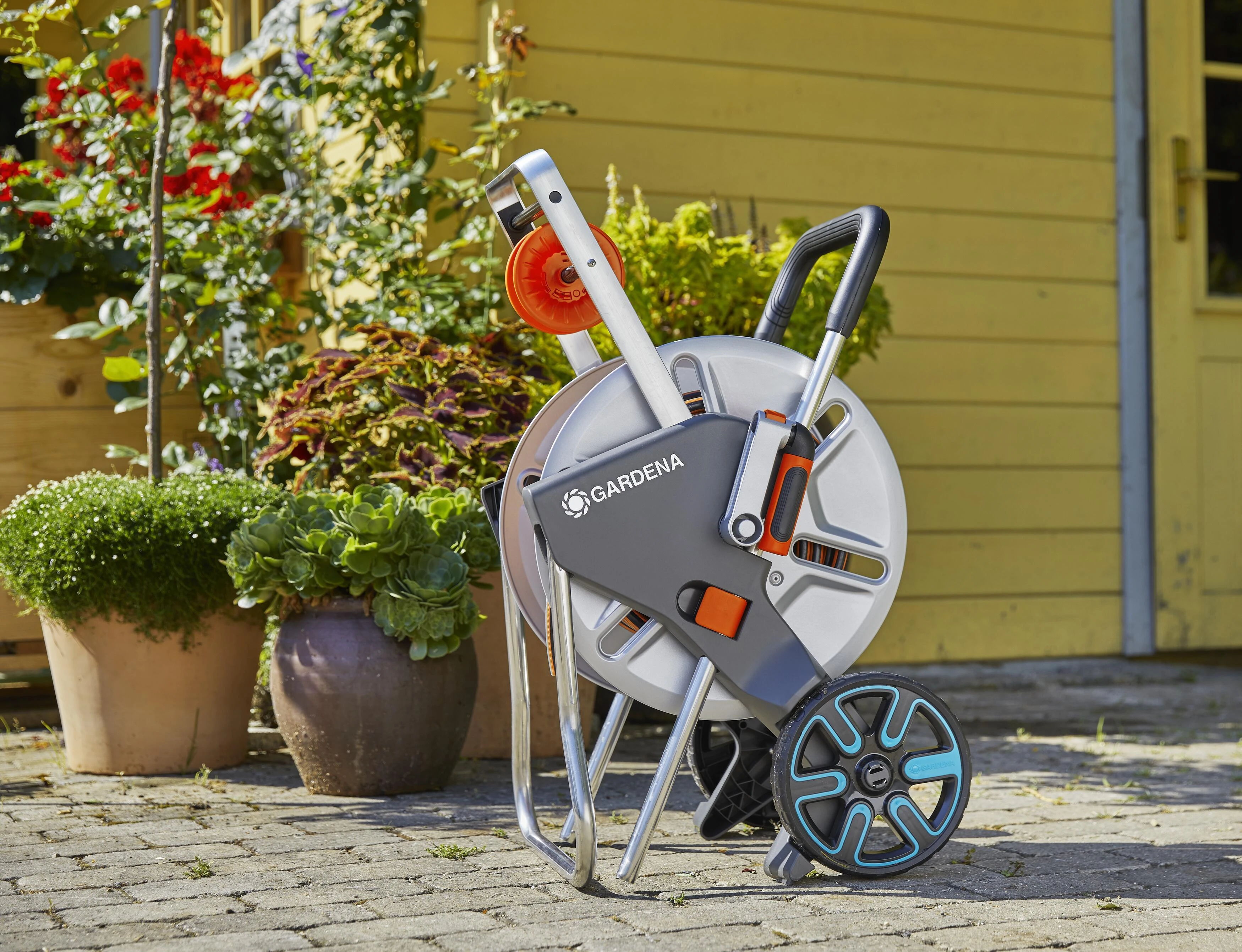 Gardena Metalinis žarnos vežimėlio "CleverRoll M Easy" komplektas