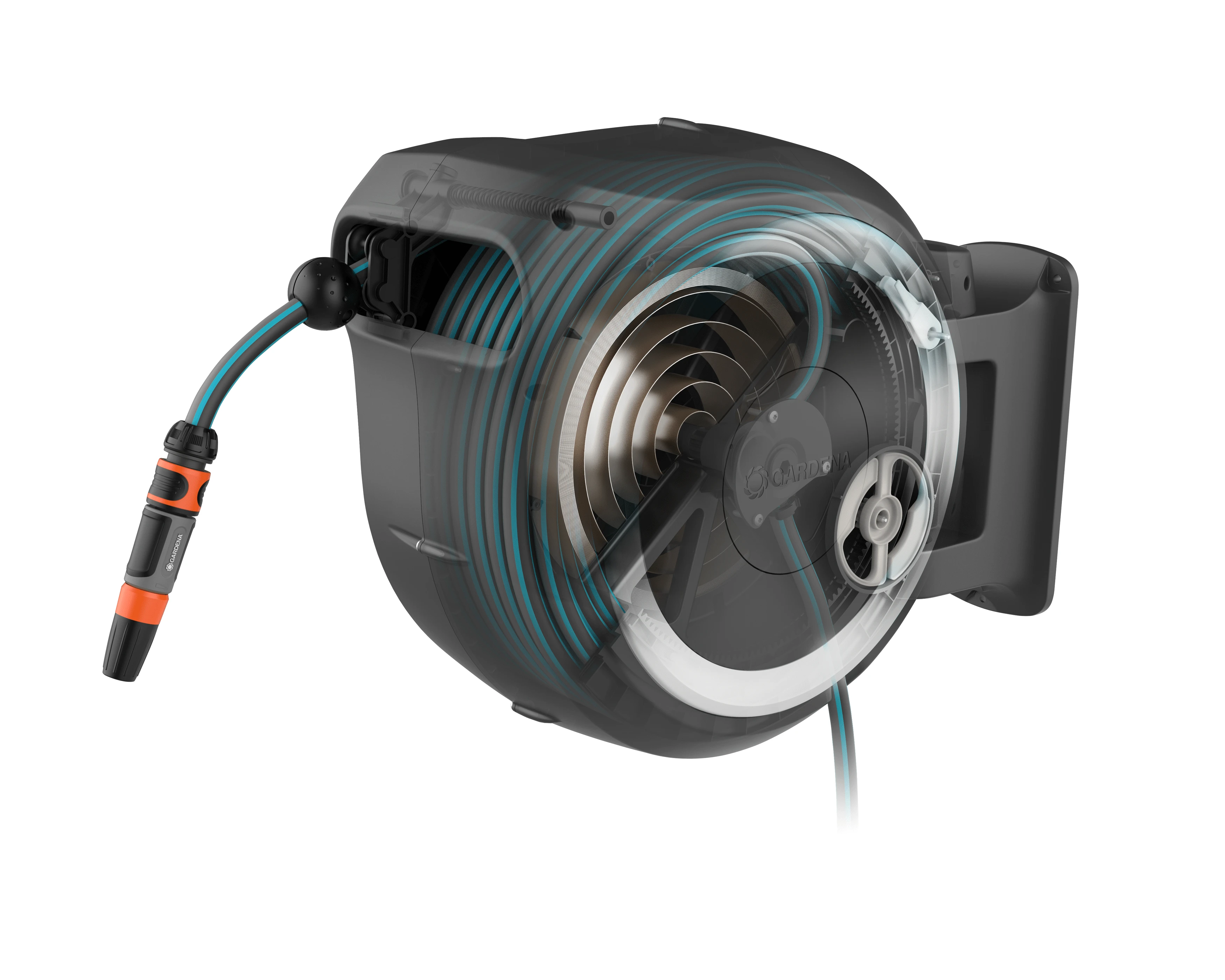 Ritė su žarna Gardena 25m RollUp M/L 9704736-01