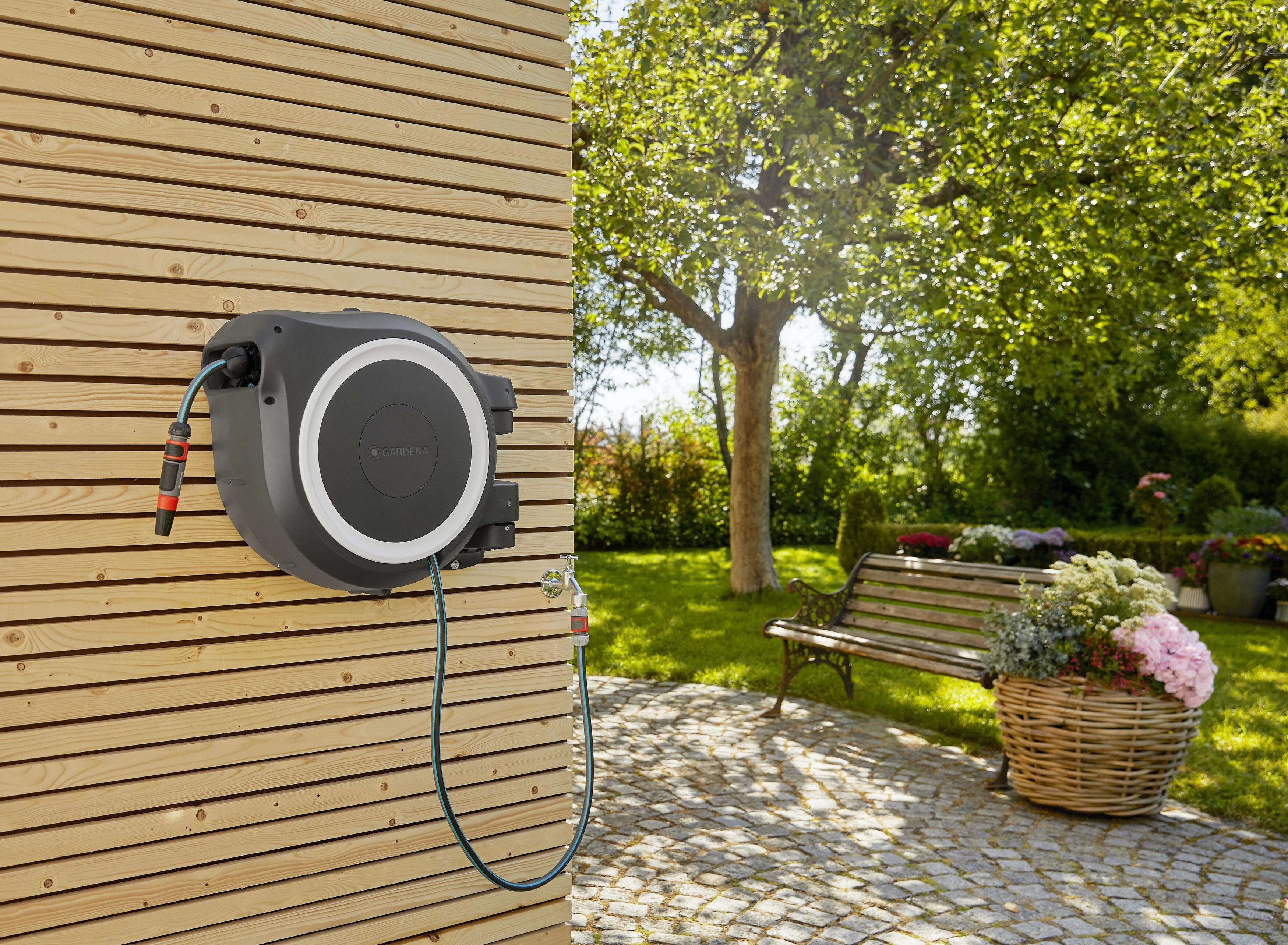 Ritė su žarna Gardena 25m RollUp M/L 9704736-01