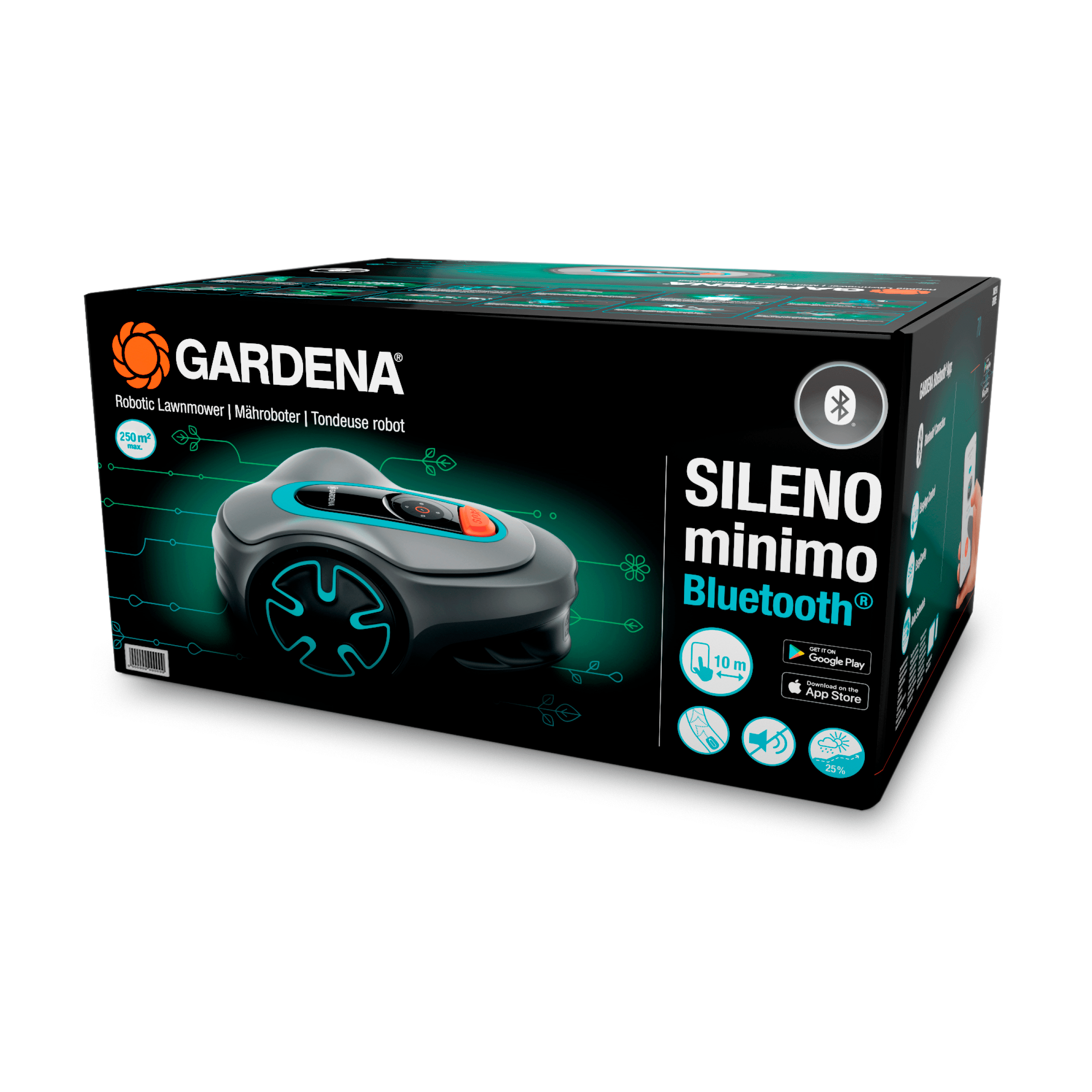 Robotas -  vejapjovė Gardena Sileno minimo 250 m²