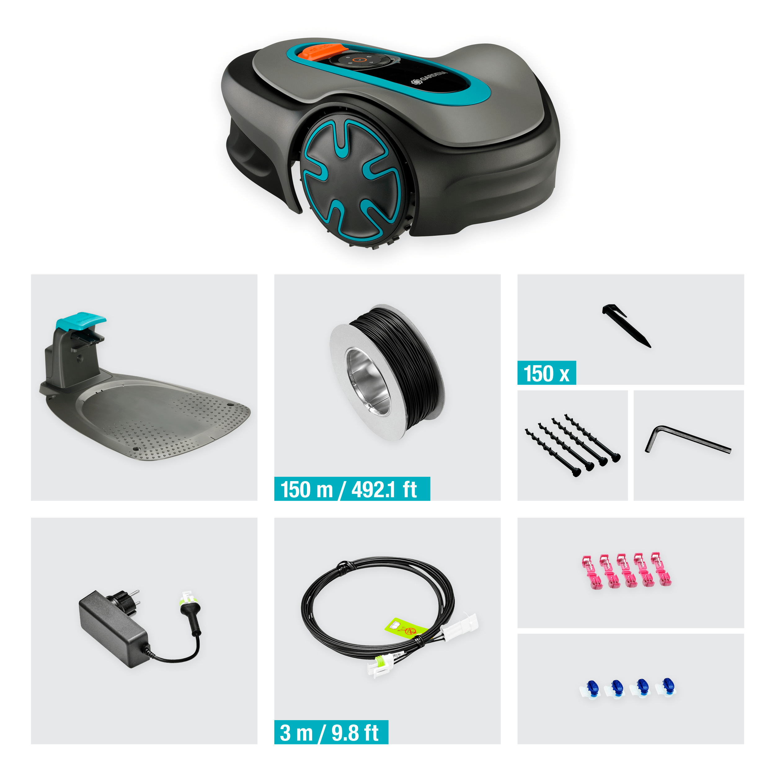 Robotas -  vejapjovė Gardena Sileno minimo 250 m²