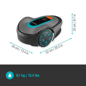 Gardena SILENO Minimo 400 m² Vejos pjovimo robotas su Bluetooth®