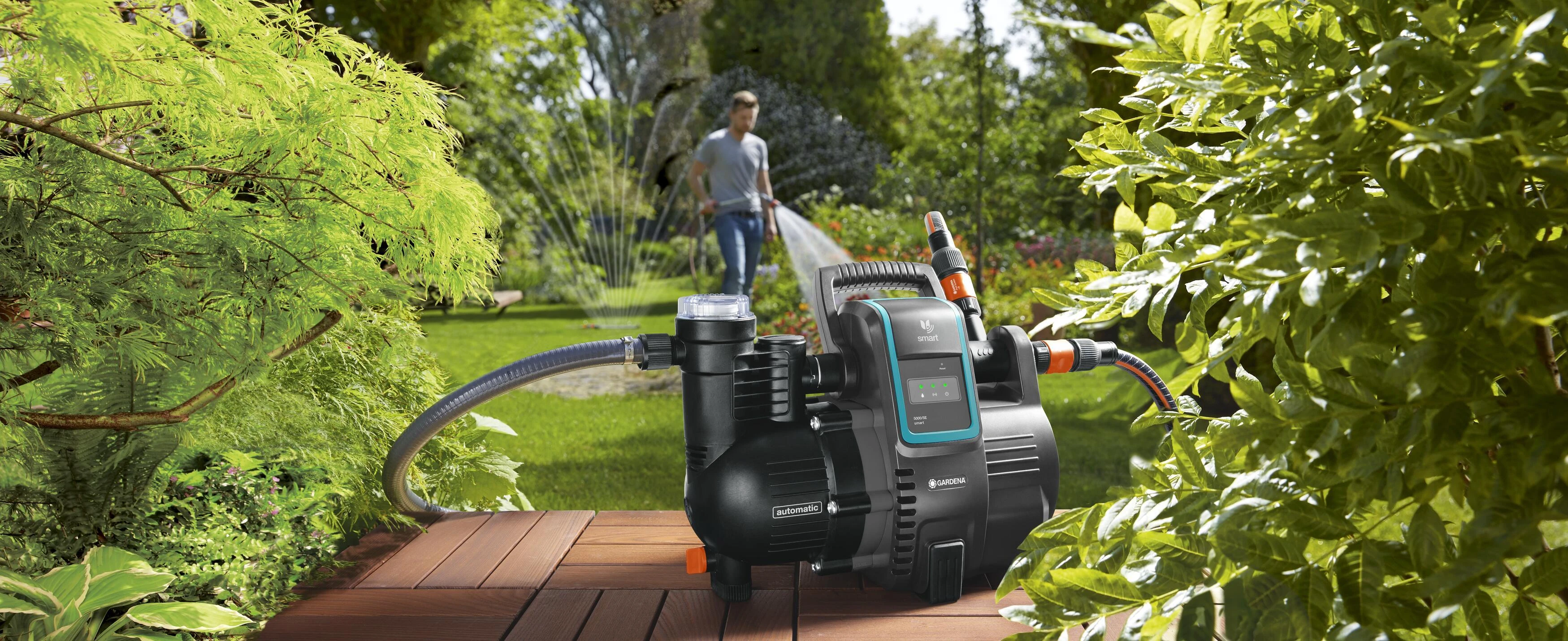 Gardena "Smart" automatinis slėginis siurblys namams ir sodui